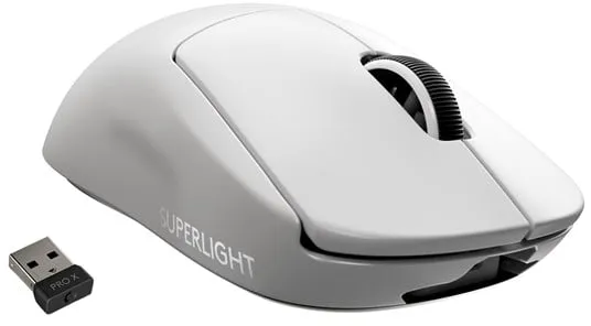 Logitech G PRO X SUPERLIGHT - Pelihiiri - Optinen - 5 painiketta - Valkoinen