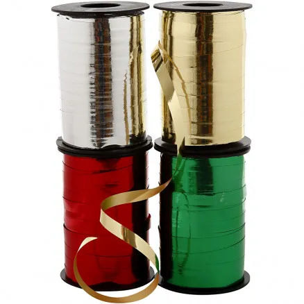 Lahjanauha, L: 10 mm, kiiltävä, 4x250 m / 1 kpl.