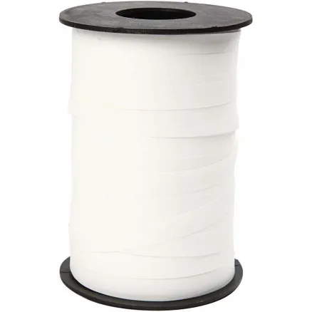 Lahjanauha, valkoinen, L: 10 mm, matta, 250 m / 1 rulla.